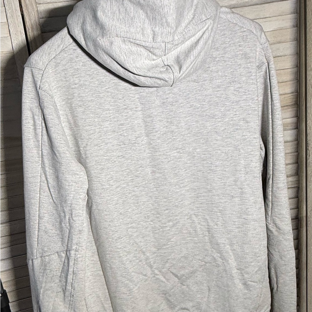 XXL Lululemon Men’s City Sweat Full Zip Hoodie Heathered Ultra Light Grey - Picture 2 of 5